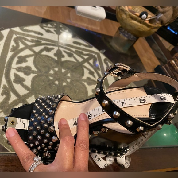 Authentic Prada Spazzolato platform wedges - Picture 8 of 9